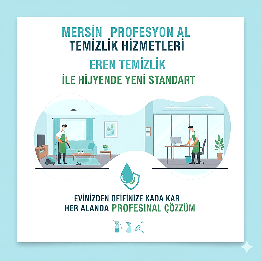 Mersin Toroslar Temizlik Firması: Eren Temizlik ile Hijyen ve Güven Standartlarıe